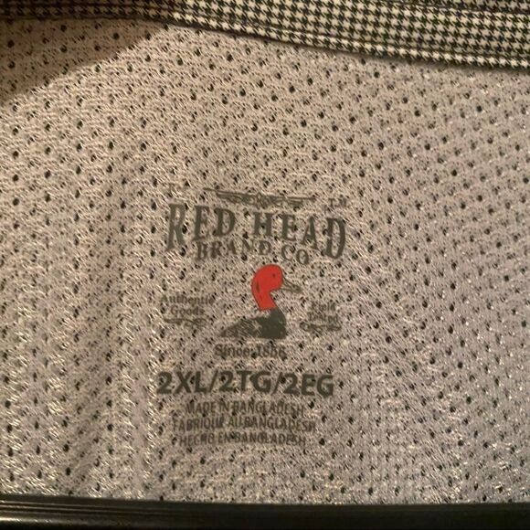 Red Head Fishing Shirt Checkered Size XL Men’s - Picture 5 of 10